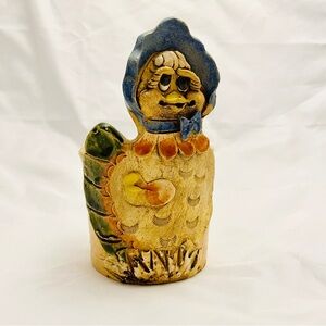 Max Hindt California Pottery, Duck/Chicken Planter, Utensil Holder, VTG EUC